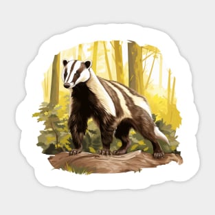 Badger Lover Sticker